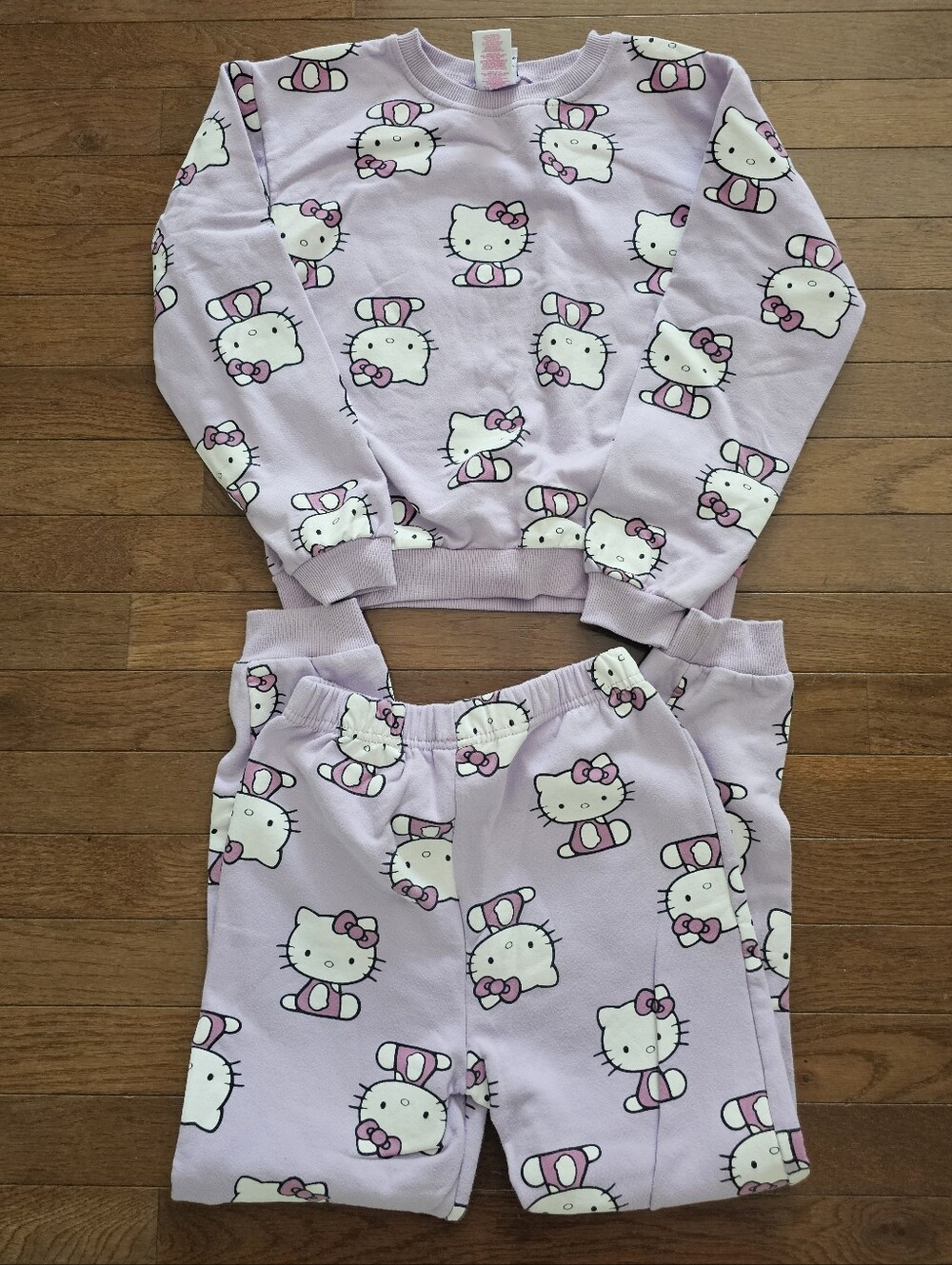 HEĹLO KITTY Girls 8/10 Sweat Shirt & Pant Set, Sweatsuit